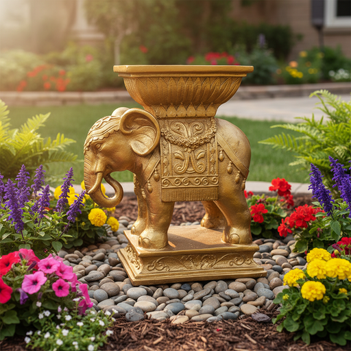 Elephant Garden Statue (18-Inch)