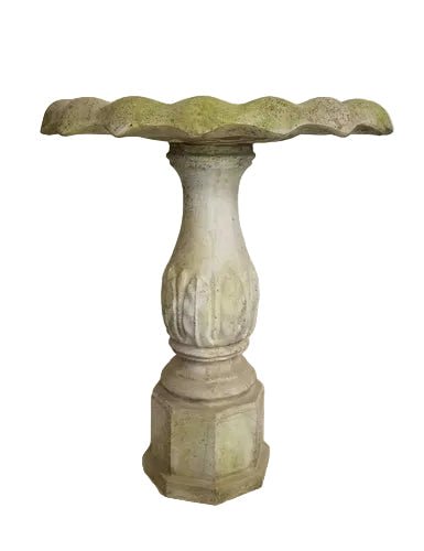 Ellen Acanthus Birdbath Statue (29 - Inch)