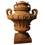 Embellished Urn Outdoor (31 - Inch) Side View