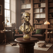 Emerson Bust Display Decor (14-Inch)
