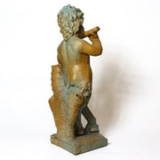 English Garden Pan Statue (31 - Inch) Different Angle