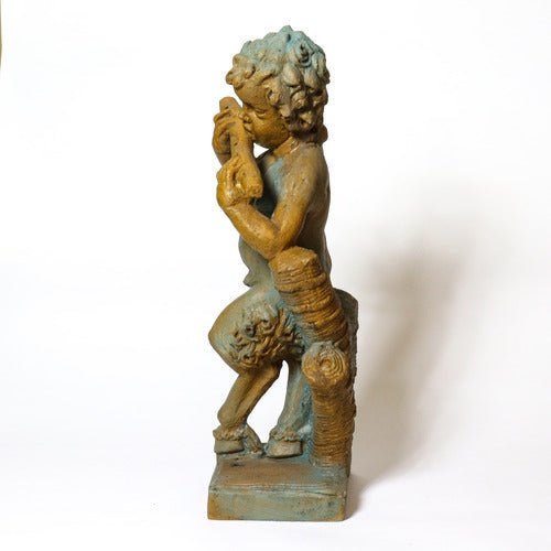 English Garden Pan Statue (31 - Inch) Additional Angle