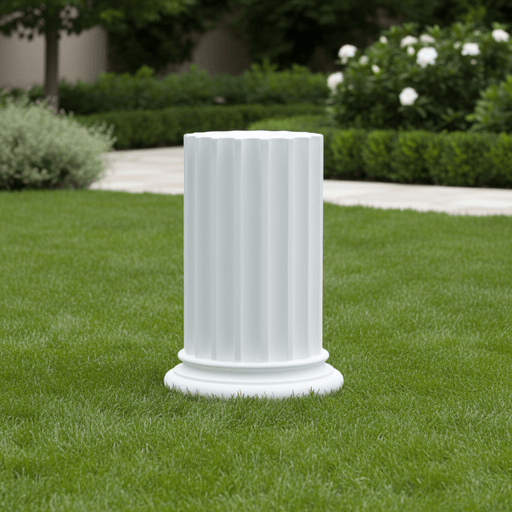 Epic Shaft Column Outdoor Statue (43 - Inch) Side Angle