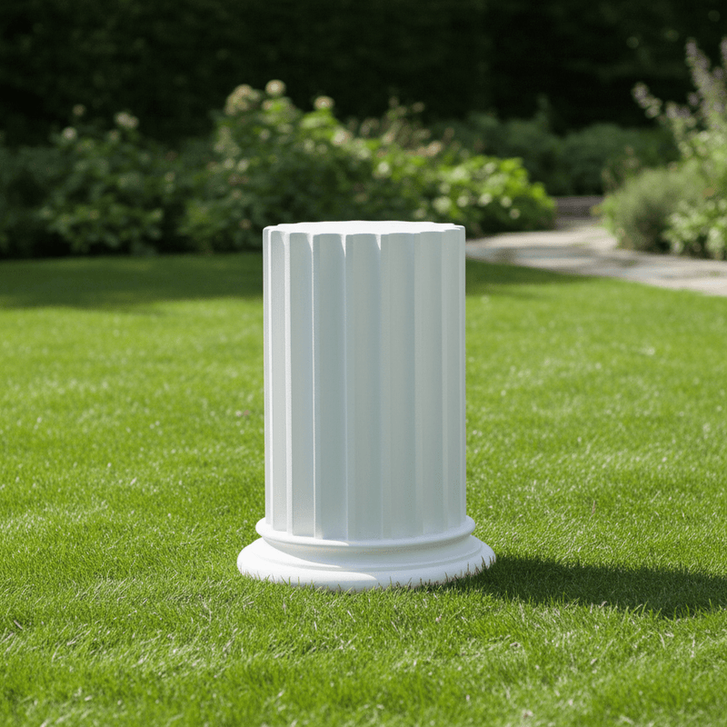 Epic Shaft Column Outdoor Statue (43 - Inch) Side Angle