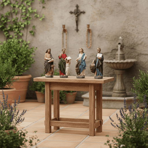 Evangelists Religious Statue (11 - Inch) Side Angle
