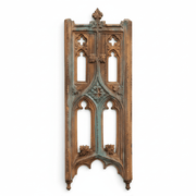 Exeter Tracery Panel Outdoor Plaque (13.0 - Inch) Side View