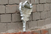 Fabio Wall Relief Statue (19 - Inch) Side Angle
