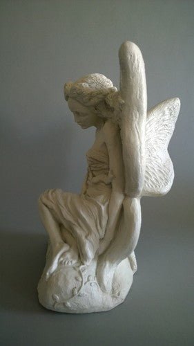 Fairy with Wings Outdoor Statue (13 - Inch)