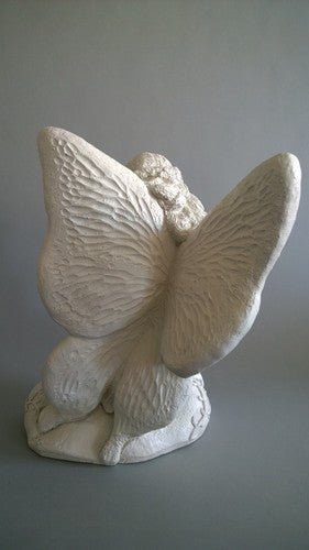 Fairy with Wings Outdoor Statue (13 - Inch) Other Angle