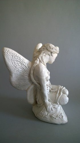 Fairy with Wings Outdoor Statue (13 - Inch) Different Angle