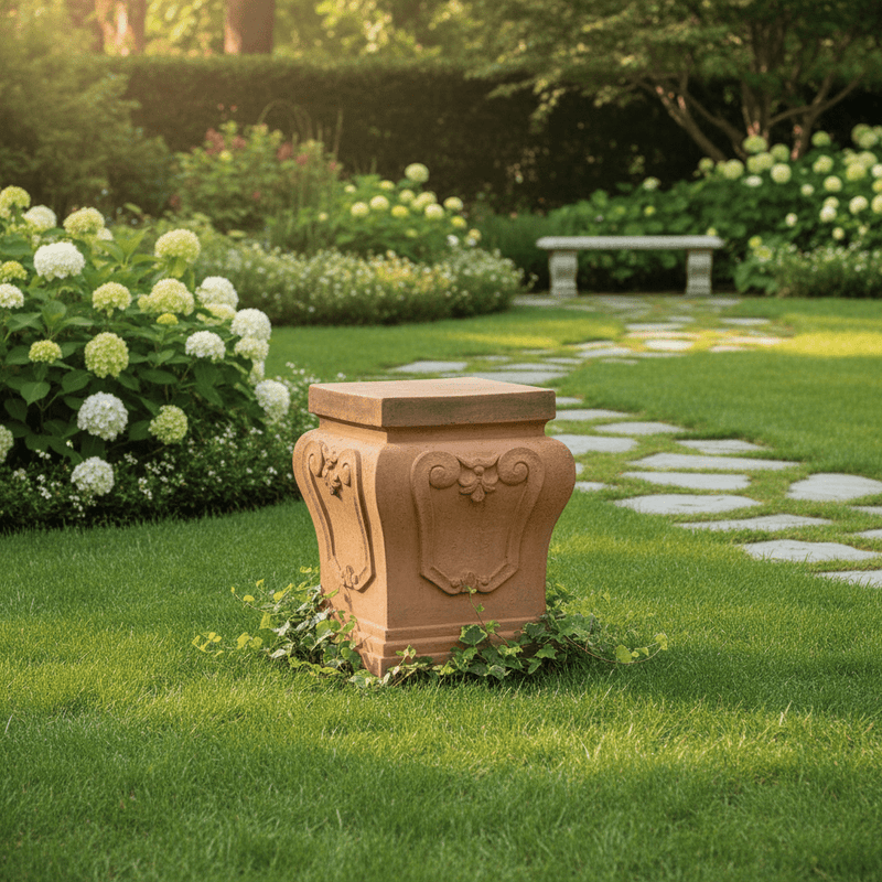 Fallon Outdoor Statue (14 - Inch) Side Angle