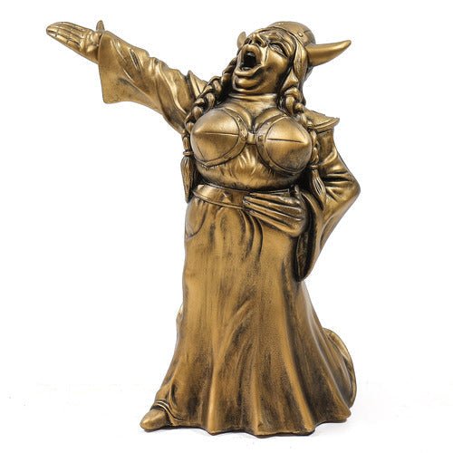 Fat Lady Sings Statue (12 - Inch) Side View