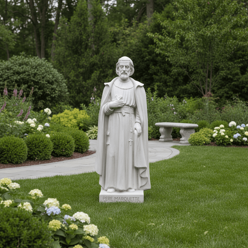 Father Marquette Religious Statue (74 - Inch)