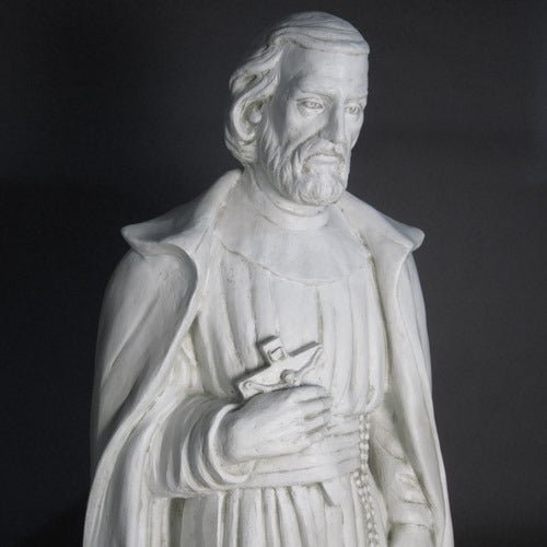 Father Marquette Religious Statue (74 - Inch) Different Angle