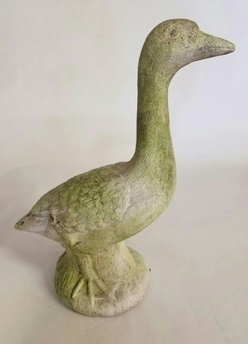 Feathered Goose Bird Garden Statue (21 - Inch) Other Angle