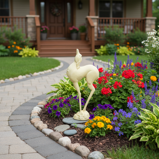 Female Gazelle Garden Statue (22-Inch)