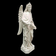 Female Winged Heavenly Angel Outdoor Statue (58 - Inch) Different Angle