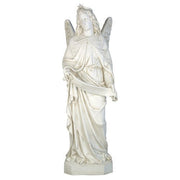 Female Winged Heavenly Angel Outdoor Statue (58 - Inch) Side View