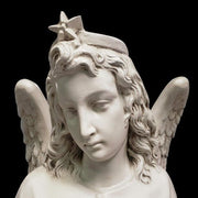 Female Winged Heavenly Angel Outdoor Statue (58 - Inch)