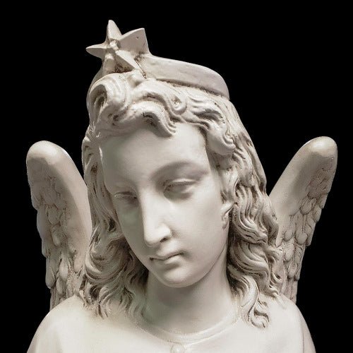 Female Winged Heavenly Angel Outdoor Statue (58 - Inch)