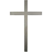 Fiberglass Cross Religious Scene Statue (68-Inch)