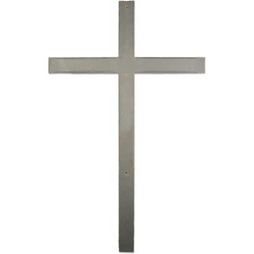 Fiberglass Cross Religious Scene Statue (68-Inch)