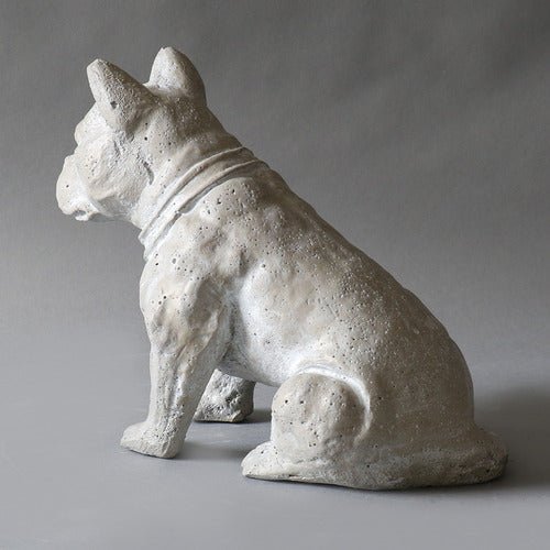 Fido Dog Garden Statue (8 - Inch) Different Angle