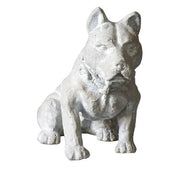 Fido Dog Garden Statue (8 - Inch) Side View