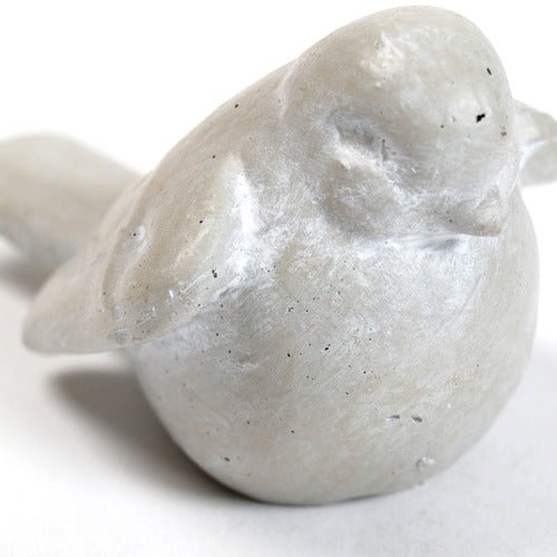 Finch Bird Garden Statue (3 - Inch) Side View
