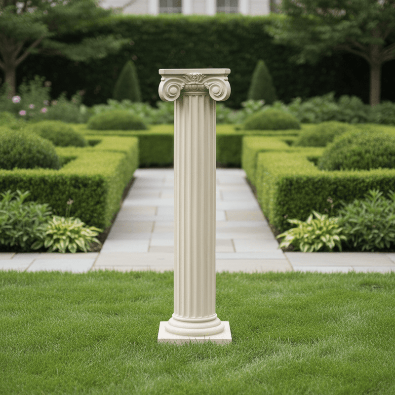 Fineline Ionic Outdoor Statue (39 - Inch) Side Angle