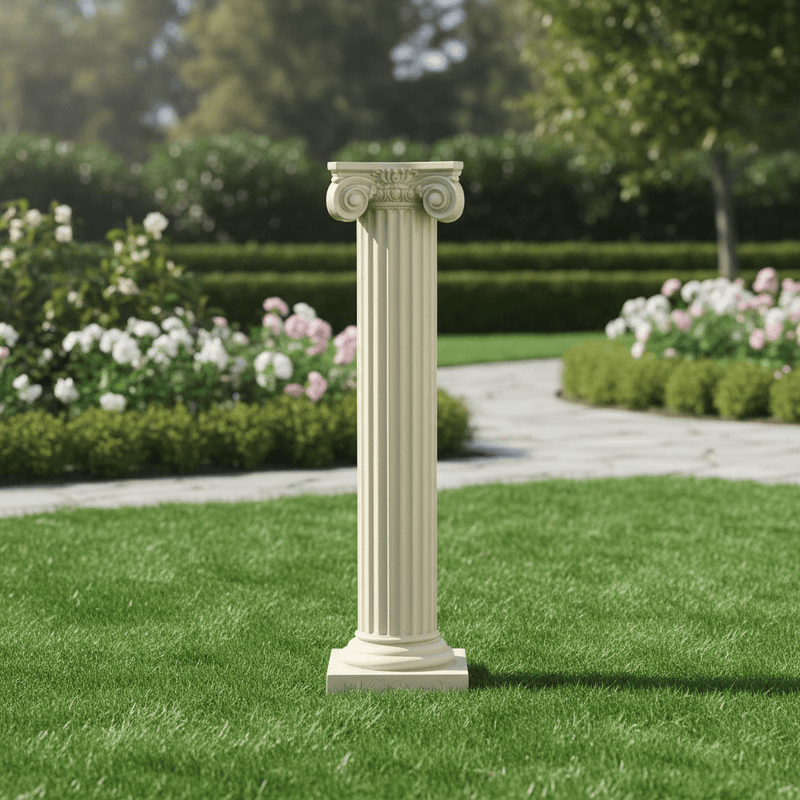 Fineline Ionic Outdoor Statue (48 - Inch) Side Angle