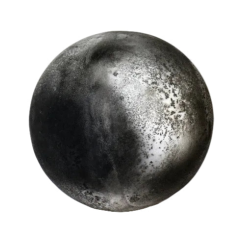 Finial Sphere Outdoor Statue (12 - Inch) Side View