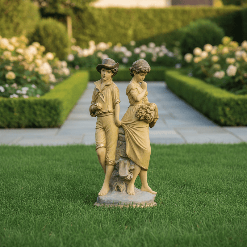 First Love Statue (36 - Inch) Side Angle