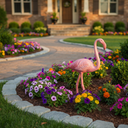 Flamingo Bird Garden Statue (33-Inch)