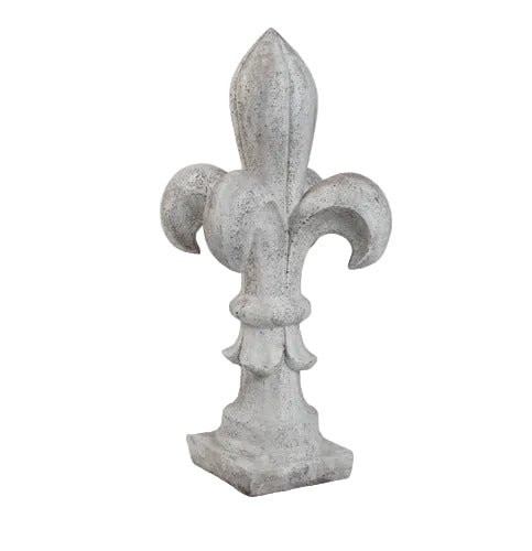 Fleur De Lis Monticello Outdoor Statue (35 - Inch)