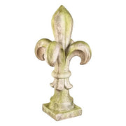 Fleur De Lis Outdoor Statue (14 - Inch)