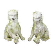 Foo Dog Garden Statue (35 - Inch) Side View