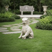 Foo Dog With Left Paw Upstatue (35-Inch)