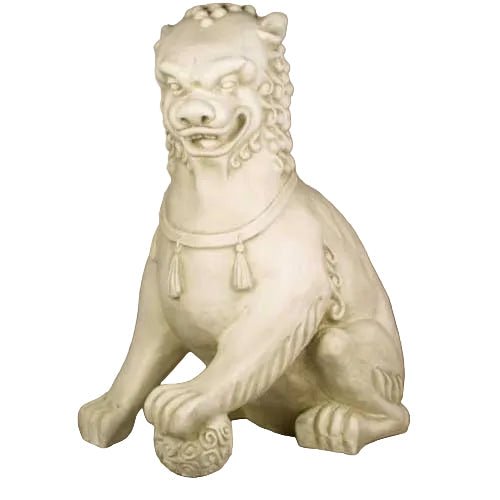 Foo Dog With Left Paw Upstatue (35-Inch)