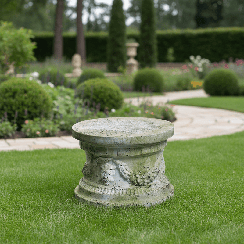 Four Season Base Outdoor Statue (10 - Inch) Side Angle