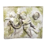 Four Singing Cherubs Outdoor Statue (33 - Inch) Side View