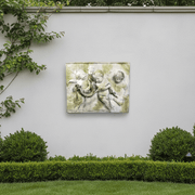 Four Singing Cherubs Outdoor Statue (33 - Inch) Side Angle