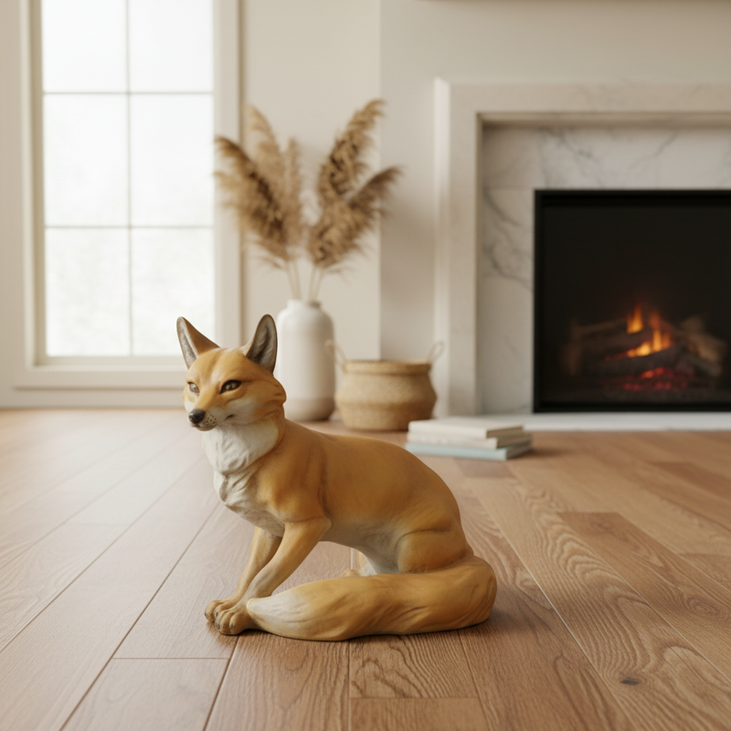 Fox Garden Statue (16-Inch)