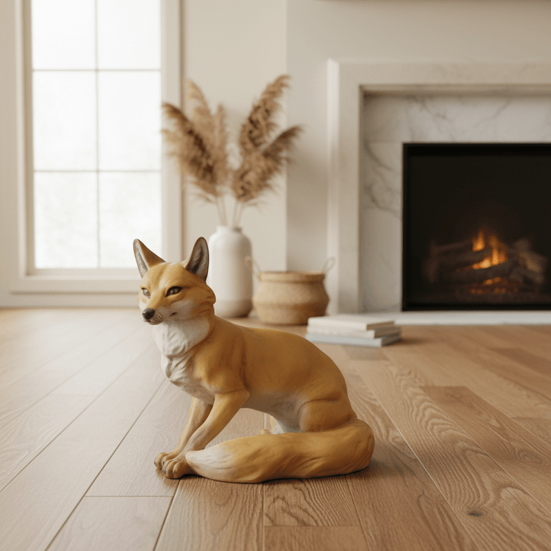 Fox Garden Statue (16-Inch)