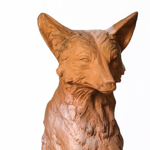 Fox Garden Statue (28.5 - Inch) Different Angle