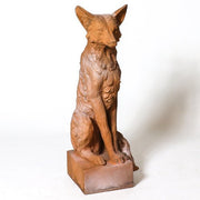 Fox Garden Statue (28.5 - Inch) Side View