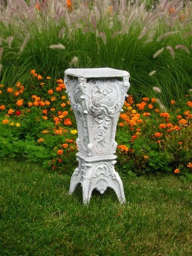 French Pedestal Statue (30 - Inch) Side Angle