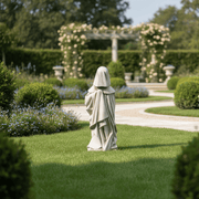 French Pleurant Weeper Statue (59 - Inch) Side Angle