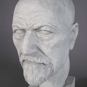 Freud Head on Block Bust Display Decor (14 - Inch)