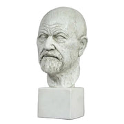 Freud Head on Block Bust Display Decor (14 - Inch) Side View